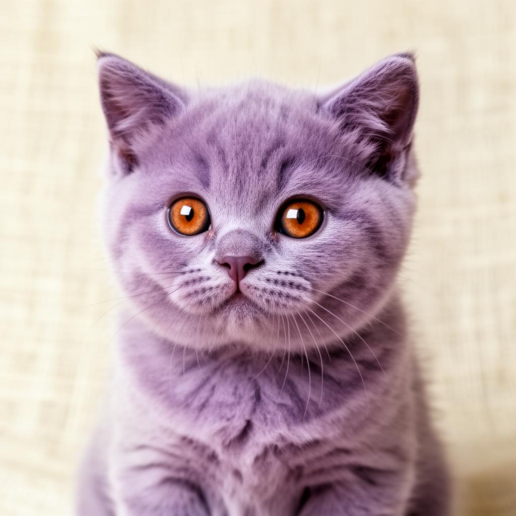 Portrait of Sterling of Kingsway, a British Shorthair kitten